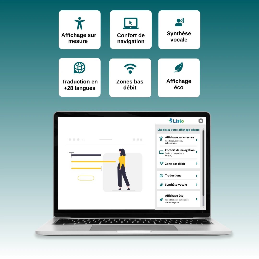 Fonctionnalités Lisio Web Engagé