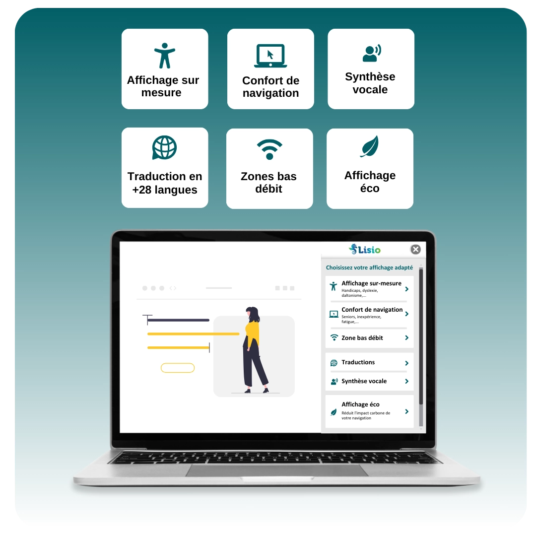 Fonctionnalités Lisio Web Engagé