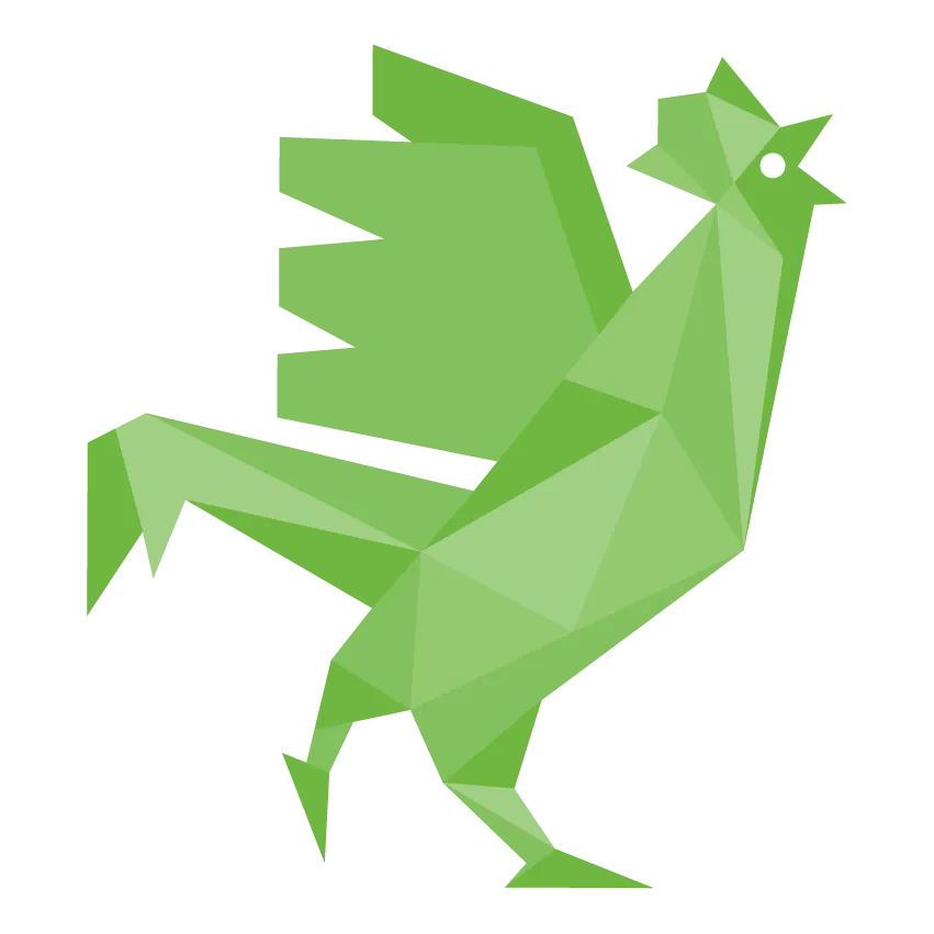 Logo communauté du coq vert